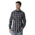 Chaps Stretch Shirt Mens Large Multicolor Soft Cotton Longsleeve Button-Up Plaid