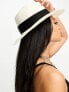 Фото #4 товара Accessorize louise straw fedora in cream