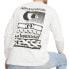 Фото #4 товара Puma Graphics Aerodynamik Crew Neck Long Sleeve Shirt Mens White Casual Tops 624