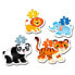 Фото #2 товара CLEMENTONI Wild Animals My First Puzzle 3-6-9-12 Pieces