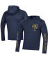Фото #2 товара Men's Navy Notre Dame Fighting Irish 2023 Aer Lingus College Football Classic Long Sleeve Hoodie T-shirt