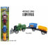 Tractor 10 x 41 x 6,5 cm Friction Trailer