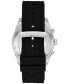 Women's Hadyn Chronograph Black Silicone Watch 42mm