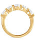 ფოტო #4 პროდუქტის Certified Lab Grown Diamond Oval-Cut Band (3-1/2 ct. t.w.) in 14k Gold