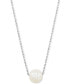 ფოტო #1 პროდუქტის Cultured Freshwater Pearl (8mm) Solitaire 18" Pendant Necklace, Created for Macy's