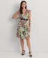 Фото #4 товара Petite Ruffled Floral A-Line Dress