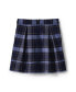 ფოტო #3 პროდუქტის Women's School Uniform Plaid Pleated Skort Top of Knee