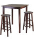 Фото #1 товара Parkland 3-Piece High Table with 29" Square Leg Stools