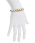 ფოტო #3 პროდუქტის Multi Color Quartz Bridesmaid Stone and Beaded Stretch Bracelet Set