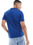 Farah Blanes short sleeve polo shirt in blue