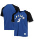 Фото #1 товара Men's Blue, Black Kyle Larson The Catcher Raglan T-shirt