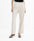 Фото #1 товара Women's Buttons Detail Wide-Leg Jeans