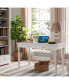 Фото #7 товара Cottage White Turned leg Laptop Desk with Center Drawer