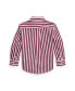 Big Boys Striped Cotton Poplin Shirt