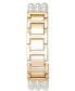 ფოტო #3 პროდუქტის Women's White Imitation Pearl Bracelet Watch 38mm, Created for Macy's