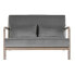 Фото #3 товара Двухместный диван DKD Home Decor Серый древесина каучукового дерева Велюр 122 x 85 x 74 cm