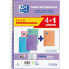 Фото #2 товара OXFORD HAMELIN 4X4 Grid Notebooks 80 Sheets Pack 4+1 Colors