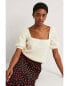 Фото #1 товара Свитер Boden Square Neck Fluffy Mohair & Wool-Blend для женщин