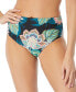 ფოტო #1 პროდუქტის Women's Verso High-Waist Reversible Bikini Bottoms