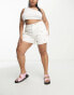 Фото #8 товара Simply Be mom shorts in white floral print