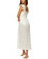 ფოტო #2 პროდუქტის Women's Cotton Flutter-Sleeve Cover-Up Midi Dress