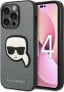 Фото #1 товара Karl Lagerfeld Karl Lagerfeld Saffiano Karl Head Patch Case - Etui iPhone 14 Pro Max (srebrny)