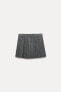 Zw collection pinstripe wool blend skirt