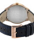 Women's Morcote Black Leather Watch 36mm