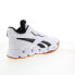 Фото #15 товара Reebok Zig Encore Mens White Synthetic Lace Up Lifestyle Sneakers Shoes