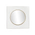 Фото #1 товара Настенное зеркало Home ESPRIT Белый Позолоченный Железо Зеркало 100 x 4 x 100 cm