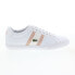 Фото #1 товара Lacoste Grad Vulc 120 1 P Womens White Leather Lifestyle Sneakers Shoes 10