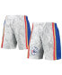 Men's White Philadelphia 76ers Hardwood Classics Lunar New Year Swingman Shorts