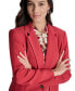 Women's Ruched-Sleeve One-Button Blazer