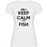 KRUSKIS Keep Calm And Fish short sleeve T-shirt