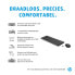 HP 330 Wireless Mouse and Keyboard Combination - Full-size (100%) - RF Wireless - Black - Mouse included