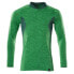 MASCOT Accelerate 18081 long sleeve polo Grass Green-Flecked / Green, M - фото #2