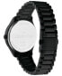 ფოტო #3 პროდუქტის Women's Black Stainless Steel Bracelet Watch 35mm