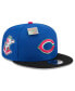 ფოტო #1 პროდუქტის Men's Royal/Black Cincinnati Reds Watermelon Big League Chew Flavor Pack 9FIFTY Snapback Hat