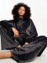 Фото #1 товара Loungeable oversized cosy twosie in charcoal grey