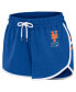 Фото #3 товара Women's Royal New York Mets Logo Shorts