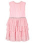 Фото #1 товара Платье Pink & Violet Allover Pleated Mesh Tiered