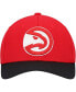 Фото #2 товара Men's Red, Black Atlanta Hawks MVP Team Two-Tone 2.0 Stretch-Snapback Hat