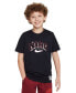 ფოტო #1 პროდუქტის Big Boys Sportswear Crewneck Cotton Stars Graphic T-Shirt