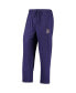 Men's Purple, Heathered Charcoal James Madison Dukes Meter Long Sleeve T-shirt and Pants Sleep Set