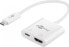 Фото #1 товара Stacja/replikator Goobay USB-C - HDMI + USB-C Biały (62110)