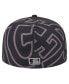 ფოტო #2 პროდუქტის Men's Black St. Louis Cardinals Logo Fracture 59FIFTY Fitted Hat