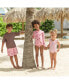 ფოტო #2 პროდუქტის Toddler, Child Girls Palm Paradise Sustainable LS Surf Suit