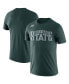 Фото #4 товара Men's Green Michigan State Spartans Basketball Retro 2-Hit T-shirt