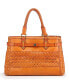 ფოტო #1 პროდუქტის Women's Genuine Leather Lantana Satchel Bag