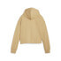 Фото #3 товара Puma Essentials Elevated Cropped Pullover Hoodie Womens Beige Casual Outerwear 6
